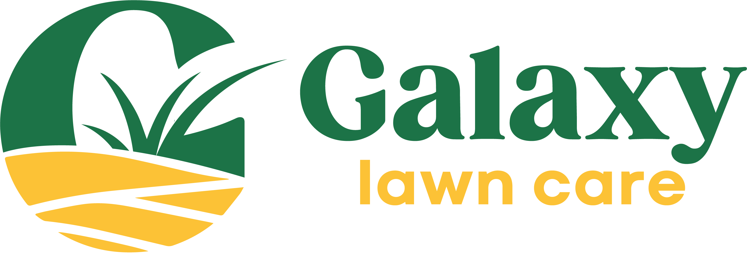 Galaxy lawn care logo